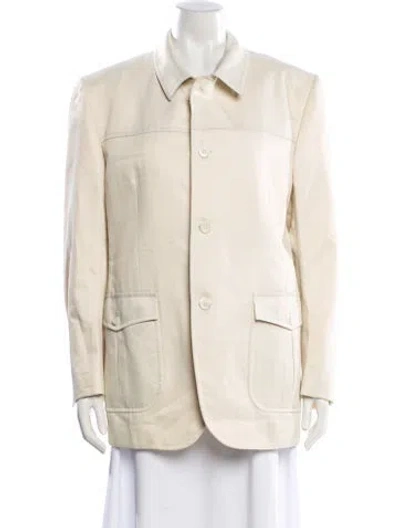 Pre-owned Prada Blazer In Neutral