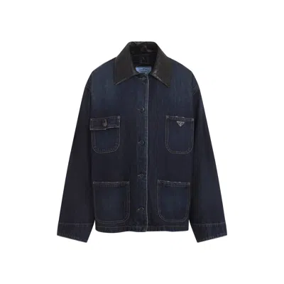 PRADA PRADA BLEU DENIM JACKET