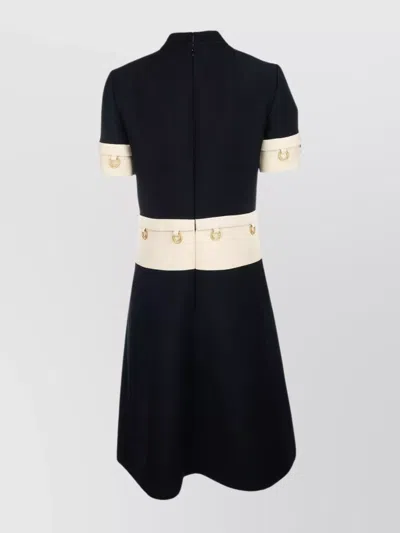 Prada Block Design Short Sleeves Dress
