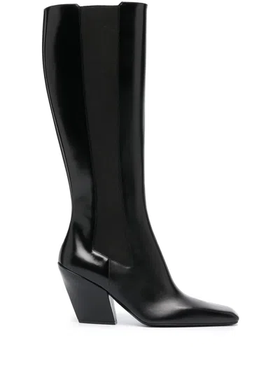 Prada Black Leather Boots