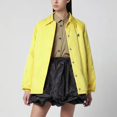 Prada Blouson In Cedar-colored Re-nylon In Yellow