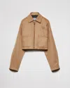 Prada Camel Jacket In Kamelbraun