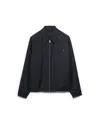 Prada Technical Fabric Blouson Jacket In Blue
