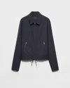 Prada Blousonjacke Aus Wolle In Blue