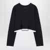 Prada Blue Cotton Jersey T-shirt Women