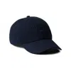 Prada Cotton Baseball Hat In Blue
