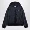 Prada Blue Jacket In Lightweight Re-nylon Women In Blue