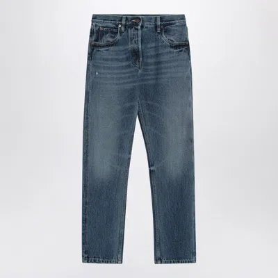 Prada Blue Jeans In Washed Denim Women