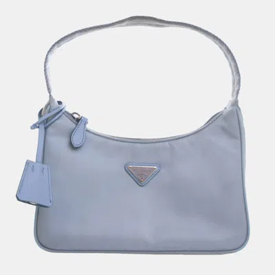 Pre-owned Prada Blue Mini Re Nylon Re Edition 2000 Shoulder Bag