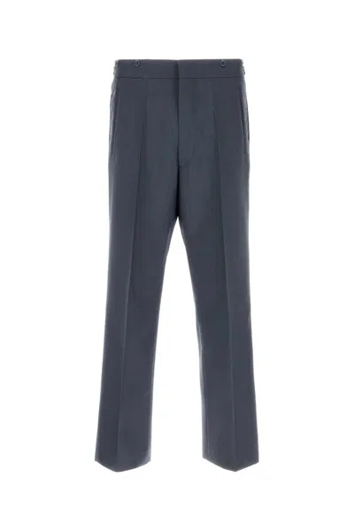 Prada Blue Mohair Blend Pant