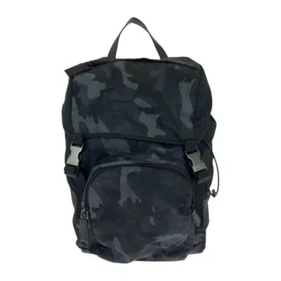 Pre-owned Prada Blue Nylon Backpack () In Multi