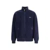 Prada Blue Polyamide Full-length Jacket In Blue