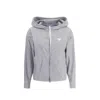 Prada Blue Polyamide Bomber In Blue