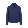 Prada Polyester Jacket Pointed Collar Straight Hem In Blue