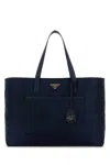 Prada Blue Re-nylon Large Re-edition 1978 Shopping Bag
