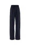 Prada Re-nylon And Lace Trousers In Blue