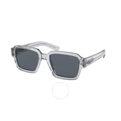PRADA PRADA BLUE RECTANGULAR MEN'S SUNGLASSES PR 02ZS U430A9 52