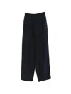 Prada Blue Silk Washed Silk In Black