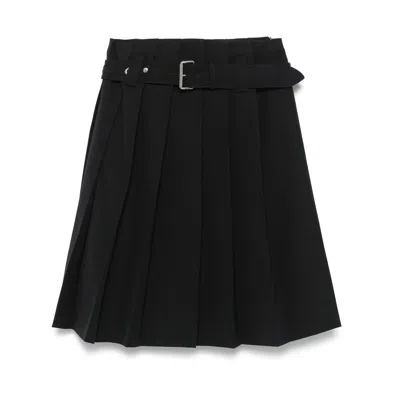 Prada Blue Skirts - Pleated Skirts Women In Black