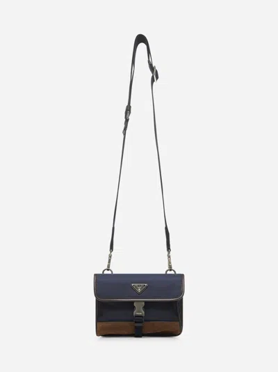 Prada Re-nylon Smartphone Case In Black