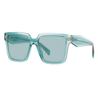 Prada Blue Square Ladies Sunglasses Pr 24zs 15i02f 56