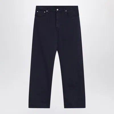 Prada Blue Straight Jeans In Multi