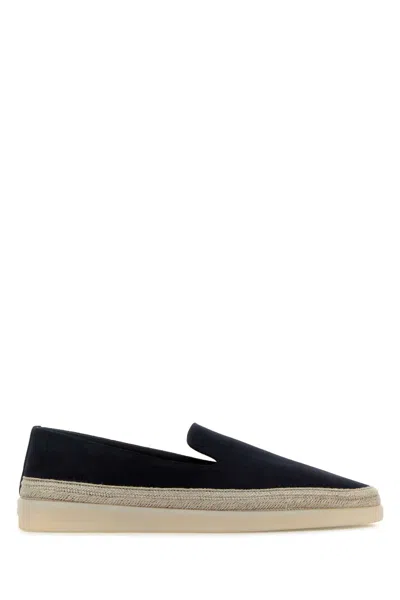 PRADA BLUE SUEDE LOAFERS