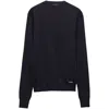 Prada Recycled-silk Sweater In Black