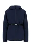 Prada Blue Tech Fabric Jacket In Blue