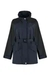 Prada Windbreaker Jacket Women In Blue