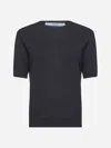 Prada Blue Cashmere Crew-neck Sweater Women