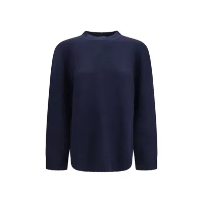 Prada Blue Wool Oves Aries Sweatshirt