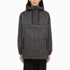 Prada Blue\/white Re-nylon Jacket In Blu+bianco