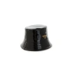 Prada Bob Verni En Cuir In Noir