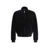Prada Bomber Jacket Suede Buttoned Pockets