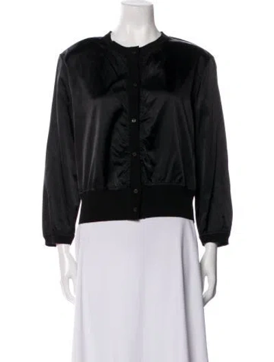 Pre-owned Prada Bomber Jacket In Black