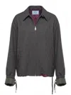 Prada Bomber Jacket In Black