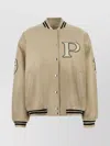 Prada Padded Leather Varsity Jacket