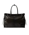 Prada Chocolate Leather Large Shopping Bag In Brown