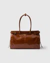 Prada Bonnie Grosse Handtasche Aus Leder
