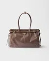 Prada Bonnie Grosse Handtasche Aus Leder