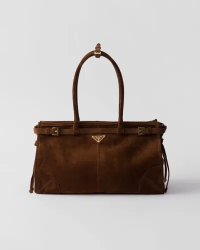 PRADA PRADA BONNIE HANDTASCHE AUS WILDLEDER