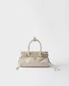 Prada Bonnie Mini-handtasche Aus Leder In White