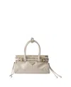 Prada Bonnie Mini-handtasche Aus Leder In White