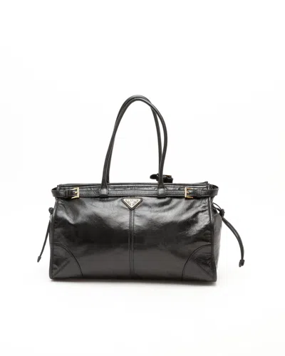 Prada Bonnie Medium Bag In Black
