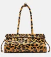 Prada Bonnie Medium Calf Hair Shoulder Bag In Animal Print