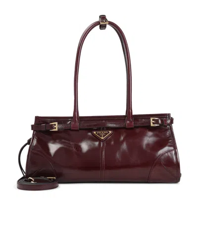 PRADA PRADA BONNIE MEDIUM LEATHER HANDBAG