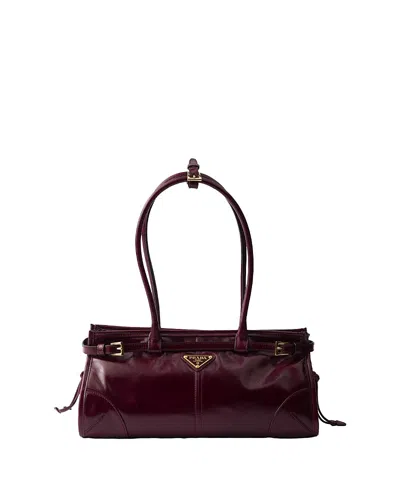 PRADA BONNIE MEDIUM CONVERTIBLE LEATHER SHOULDER HANDBAG
