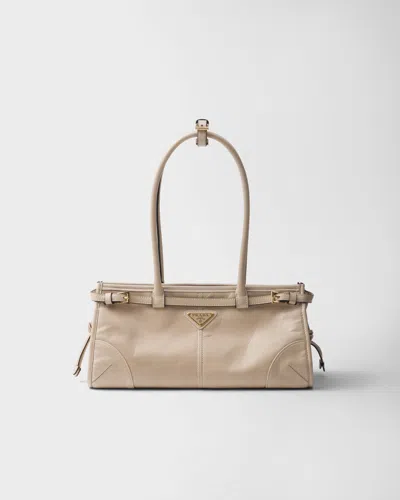 PRADA PRADA BONNIE MITTELGROSSE HANDTASCHE AUS LEDER