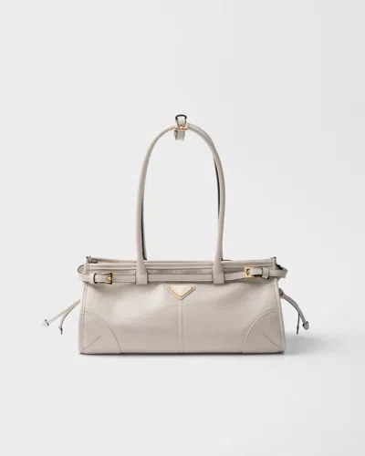 PRADA PRADA BONNIE MITTELGROSSE HANDTASCHE AUS LEDER